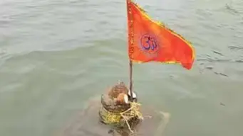 Sangameswara Temple: 5 వారాల్లోనే మారిన సీన్.. శ్రీశైలం డ్యామ్‌లో తగ్గుతున్న నీరు.. దర్శనమిస్తున్న సంగమేశ్వర ఆలయ శిఖరం..