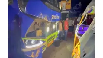 Tragic accident in Palnadu, Andhra Pradesh, seven killed in collision between private bus and auto-rickshaw
