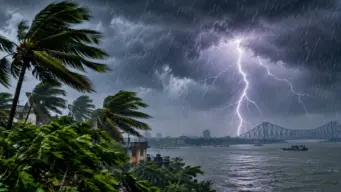 পুজোর আগে ফের নিম্নচাপের ভ্রুকুটি! ঢাকে কাঠি পড়লেও কাটছে না বৃষ্টি, ভিজবে দক্ষিণবঙ্গ