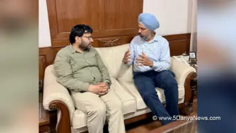 UK MP Tanmanjeet Singh Dhesi meets Dr Ravjot Singh