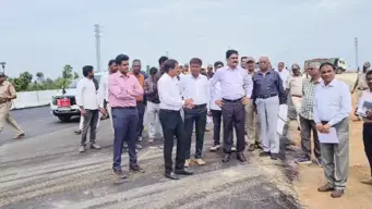 ప్రధాని మోడీ పర్వటనకు ముస్తాబవుతున్న భోగాపురం ఏర్ పోర్ట్