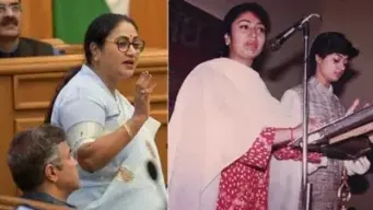 Before Becoming Delhi CM, Rekha Gupta Led DUSU on a Scooter; Alka Lamba Was Rival