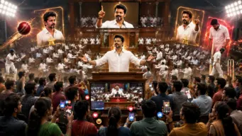 சட்டமன்றத்துல யார் மேன் ஆப் தி மேட்ச்.. யார் டக் அவுட்டுன்னு இளைஞர்கள் பேசுறாங்க.. அந்த அளவுக்கு சட்டமன்றம் ஐபிஎல் மேட்ச் மாதிரி பிரபலம் ஆயிருச்சு.. இதுக்கு ஒரே காரணம் விஜய்.