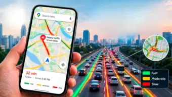 ರಸ್ತೆಯಲ್ಲಿ ಟ್ರಾಫಿಕ್ ಜಾಮ್ ಆಗಿದೆ ಅನ್ನೋದನ್ನ Google Maps ಹೇಗೆ ಪತ್ತೆಹಚ್ಚುತ್ತೆ? ಇದರ ಹಿಂದಿರುವ ಅಸಲಿ ರಹಸ್ಯವೇನು?