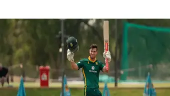 Jordan Hermann Shines with Record-Equalling 150 on ODI Debut Against Namibia