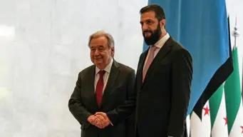 UN chief urges global support for Syria during first Damascus visit since 2009