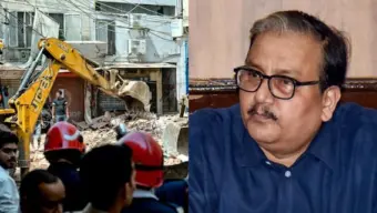 दिल्ली में इमारत गिरने पर मनोज झा की दो टूक, 'मुझे पता था कि.'