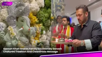 Salman Khan Shares Family Eco Friendly Ganesh Chaturthi Tradition And Cleanliness Message