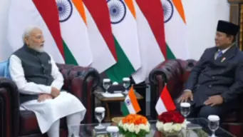 PM Modi holds bilateral meeting with Indonesian President Subianto