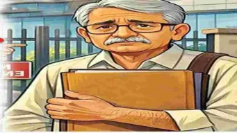 పాపం.. రిటైర్డ్‌ ఉద్యోగి!