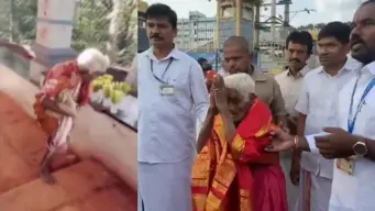 Viral video: 116-year-old woman climbs 7 hills on foot to take darshan at Tirumala temple