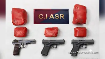 Two Linked To Cross-Border Smuggling Module Held With 5kg Ice, 3 Sophisticated Pistols In Amritsar