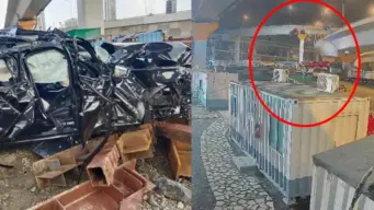 ಮುಂಬೈ ಕೋಸ್ಟಲ್ ರೋಡ್‌ನಲ್ಲಿ ಭೀಕರ ಅಪಘಾತ: ಸಿನೆಮಾ ಸ್ಟೈಲ್ ನಲ್ಲಿ ಪ್ಲೈಓವರ್ ನಿಂದ ಕೆಳಗೆ ಬಿದ್ದ ಬಿಎಂಡಬ್ಲ್ಯು ಕಾರು, ಮೂವರು ಯುವಕರು ಸಾವು