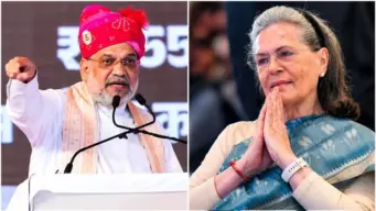 বন্দে মাতরম গান থামানোর নির্দেশ সোনিয়া গান্ধীর! কংগ্রেসকে নির্লজ্জ বলে তীব্র আক্রমণ অমিত শাহর