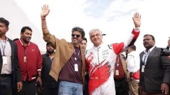 CM Vijay and actor Ajith Kumar reunite at Silverstone for Tamil Nadu's motorsports vision