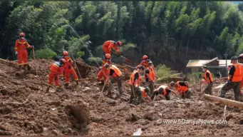 12 confirmed dead in mudslide-hit village in east China's Jiangxi