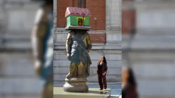 Bharti Kher's sculptures enter dialogue with V&A Museum's historic collections
