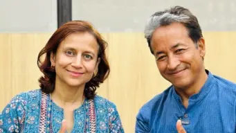 Who is Gitanjali J Angmo, Sonam Wangchuk's wife set to lead CJP's Parliament march today