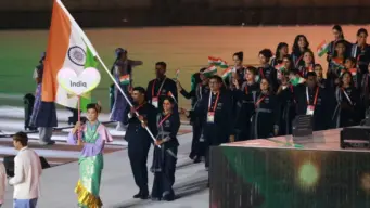Asian Games 2026ની શાનદાર ઓપનિંગ સેરેમની યોજાઈ, મનુ ભાકર અને પવન સેહરાવત બન્યા ભારતના ધ્વજવાહક
