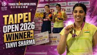 "Just Gave My Best": Tanvi Sharma Becomes 2nd Youngest Winner Of Taipei Open 2026 After Tai Tzu Ying