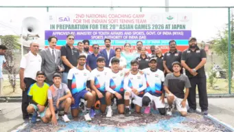 Srinagar hosts Indian Soft Tennis Team's National Camp ahead of 2026 Asian Games