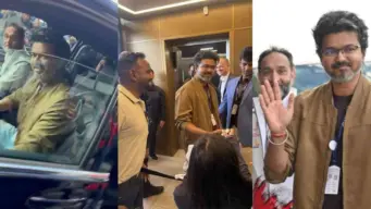 கார் ரேஸ் மைதானத்திற்கு வருகை தந்த முதல்வர் விஜய்!