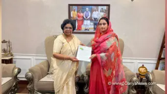 Bathinda MP Harsimrat Badal meets NCW Chairperson
