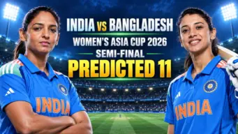 India vs Bangladesh ACC Women Asia Cup 2026 Semifinal Predicted 11: Bharti Fulmali, Pratika Rawal IN, Harmanpreet Kaur will.