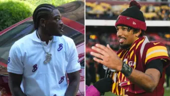 Brandon Aiyuk-Jayden Daniels feud heats up as 49ers WR posts message aimed at Commanders QB: 'Have to start running'