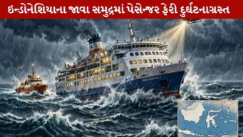 ખરાબ હવામાનના કારણે ઇન્ડોનેશિયામાં ફેરી ડૂબી; 1નું મોત અને શોધખોળ ચાલુ