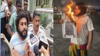 প্রধানমন্ত্রীর ছবি জ্বালিয়ে সিগারেট ধরানো বারাসাতের 'আরশোলা' সৌমিক চ্যাটার্জী গ্রেপ্তার