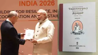 BRICS: ரஷ்ய அதிபர் புடினுக்கு மோடி அளித்த தமிழர் 'நிர்வாகப் பொக்கிஷ' பரிசு!