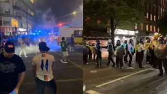 London Erupts In Chaos After Morocco's World Cup Exit; Riot Police Deployed, Officer Injured Amid Violent Clashes