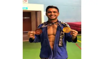 Varun Sanyal, India's entry at Asian Games 2026 MMA competition, inspired by Rocky Balboa, WWE
