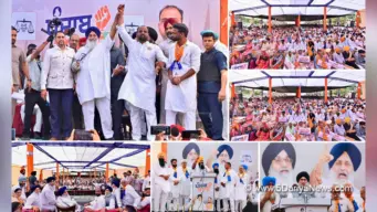 Sukhbir Badal hits out at Bhagwant Mann in Balachaur; Asks, 'where is the 12 hour 'bijli' in daytime that you promised?'