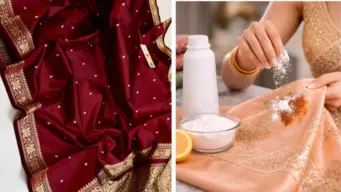 सिल्क आणि बनारसी साडीवरील डाग ड्रायक्लिनिंगशिवाय हटवायचे असतात? मग या घरगुती पद्धतीचा वापर करा