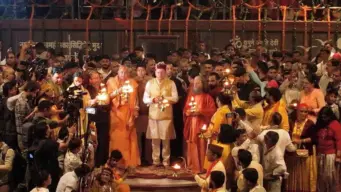 Chants in Praise of River Yamuna Reverberate Across Haripur Kalsi as CM Dhami Unveils Statue of Goddess Yamuna and Inaugurates Hari Ghat