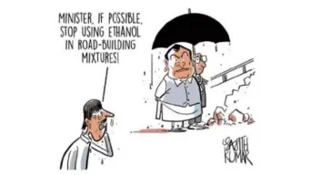 DH Toon | Stop using ethanol in road-building mixtures!