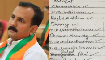 സിഎംആര്എല് എംഡി ശശിധരൻ കര്ത്തയുടെ ഡയറിയിലുള്ളത് മുഖ്യമന്ത്രിയും, ആഭ്യന്തര മന്ത്രിയുമുള്പ്പെടെ നിരവധി നേതാക്കളുടെ പേരുകള്; രേഖകള് പുറത്തുവിട്ട് ഷോണ് ജോര്ജ്, പങ്കുവെച്ചത് ഡയറിയിലെ സുപ്രധാന എൻട്രികള് അടങ്ങിയ പേജ്
