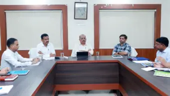 ଯାଜପୁରରେ କୃଷି କାର୍ଯ୍ୟକ୍ରମର ଅଗ୍ରଗତି ସମୀକ୍ଷା କଲେ କୃଷି ଓ କୃଷକ ସଶକ୍ତିକରଣ ବିଭାଗ କମିଶନର ତଥା ଶାସନ ସଚିବ
