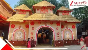 গ্রামের আবহে এবার নয়ডা কালীবাড়ির পুজো, রাজধানীতেই ঘুরে দেখুন বাংলা