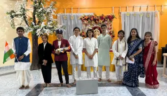 गंगा नेब्युला सोसायटीमध्ये उत्साहात गणेशोत्सव साजरा
