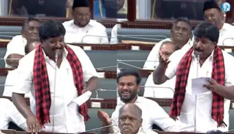 "சாமி வந்துவிட்டது" திமுக எம்எல்ஏ திடீர் ஆவேசம்