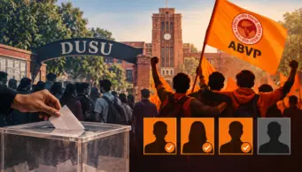 ABVP sweeps DUSU election, NSUI and Left outfits fail to secure a single seat: Details