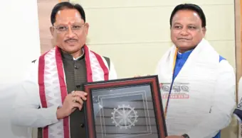 Chhattisgarh CM Vishnu Deo Sai Arrives in Odisha, Mahanadi Issue Likely on Agenda