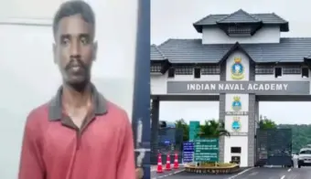 केरळच्या नौदल अकादमीत बनावट ओळखपत्रावर काम करणाऱ्या बांगलादेशी व्यक्तीला अटक.