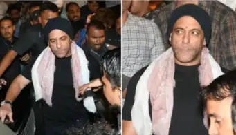 গণেশ দর্শনে গিয়ে অনুরাগীদের ভিড়ে আটকে সলমন, গাড়ির চাকার নীচে পা! চালককে ধমক অভিনেতার