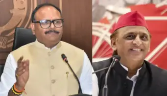ब्रजेश पाठक का सपा पर तीखा हमला, बोले- 'नीला गमछा नहीं, पूरे शरीर पर रंग लगा लें, जनता सब जानती है'