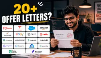 ಅಬ್ಬಬ್ಬಾ.. ಕೆಲಸ ಸಿಗೋದೆ ಕಷ್ಟ, ಅಂತದ್ರಲ್ಲಿ Adobe, Amazon, Tesla ಸೇರಿದಂತೆ ಹಲವು ಕಂಪನಿಗಳಿಂದ ಉದ್ಯೋಗ ಆಫರ್ ಪಡೆದ ಟೆಕ್ಕಿ!