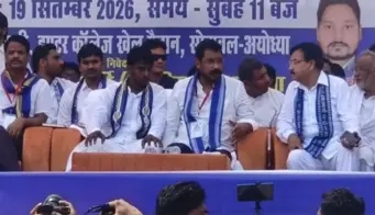 बीकापुर में चंद्रशेखर आजाद की जनसभा, सरकार पर साधा निशाना